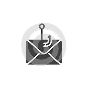 Email phishing vector icon