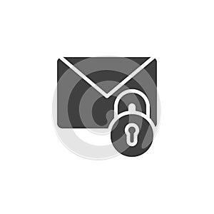 Email protection vector icon