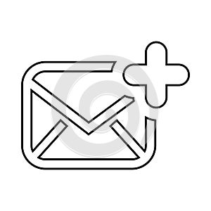 email setup isolated icon design