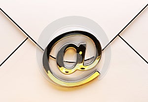 Email sign on envelope