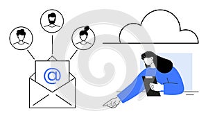 Digital Communication and Networking with Email, Team Connections, and Cloud Technology