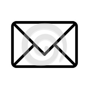 Email thin line vector icon