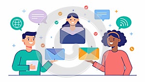 An email thread showcases the open communication and understanding between neuroatypical and neurotypical employees as photo