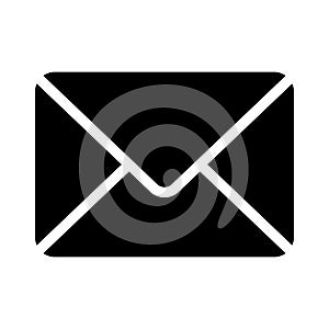 Email vector glyph flat icon