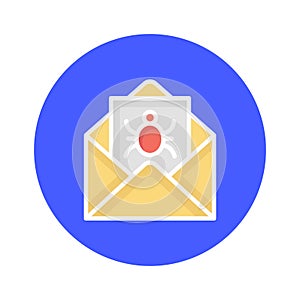 Email virus Isolated Vector icon which can easily modify or edit