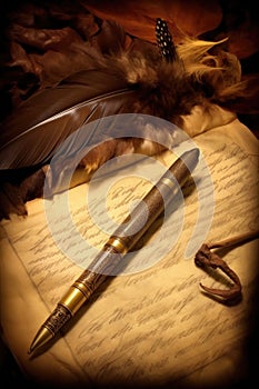 emancipation proclamation document with quill pen