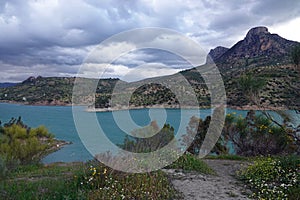 Embalse de Zahara in Andalusia, Spain