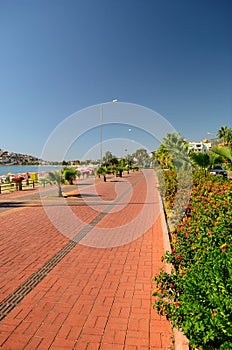 Embankment of Alanya. Turkey