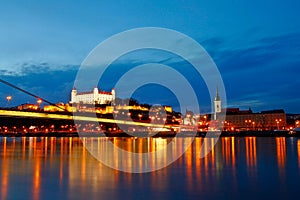 Embankment of the Danube -Bratislava