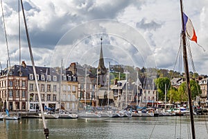 Embankment in Honfleur, France