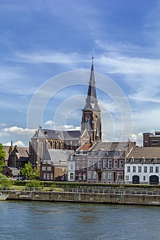 Embankment of Meuse river, Maastricht