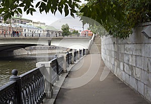 Embankment of the Moscow River