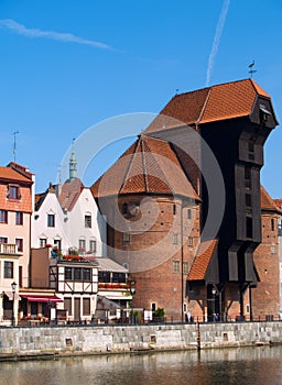 Embankment of Motlawa river, Gdansk