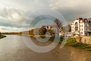 Embankment of the river in Uzhhorod