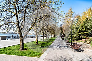 Embankment of Rostov-on-Don in Russia