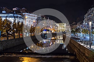 Embankment of Tepla river, Karlovy Vary