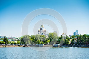 Embankment Yekaterinburg City.