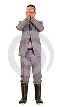 Embarassed Businessman