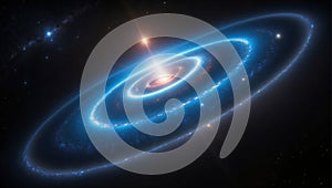 unveiling cosmic mysteries: the big bang decoded. ai generated photo