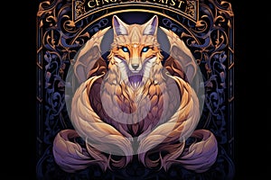 Cunning shape-shifting foxes with magical abilities - Generative AI photo