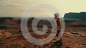 First Martian Explorer: A Stunning Cinematic Journey in Hyper-Detail and Super-Resolutions with Unreal Engine photo