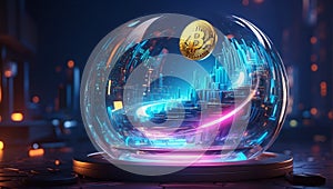 redefine your crypto DeFi narratives through AI innovation. generative ai photo