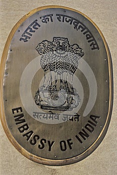 Embassy of India on Embassy Road, Massachusetts Ave., Washington, DC