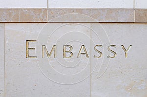 Embassy Sign