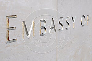 Embassy Sign
