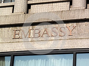 Embassy Sign