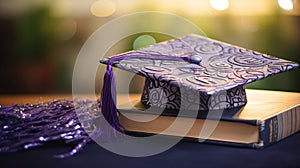 embellishments purple graduation In the second photo photo