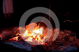 Embers - campfire