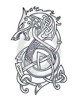 Emblem of the brave Viking warriors