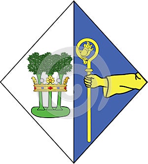 Emblem of the Forest Vorst municipality of Brussels, Belgium