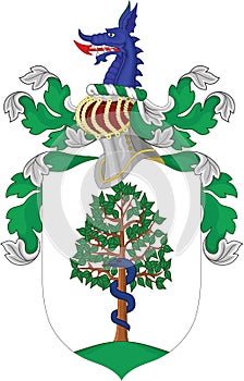 Emblem of the Koekelberg municipality of Brussels, Belgium