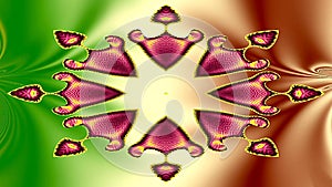 Emblem octet with design