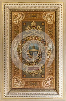 Emblem of Pope Leo XIII - Rome photo