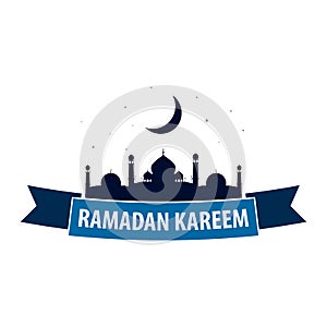 Emblem for Ramadan. Ramadan Kareem. Vector illsutration.