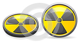 An emblem is a sign of radiation