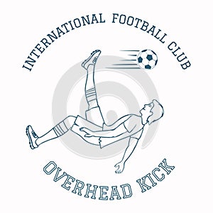 Emblem of soccer club.