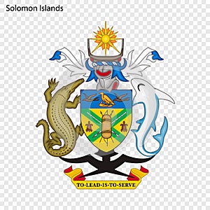 Emblem of Solomon Islands photo