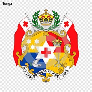 Emblem of Tonga photo