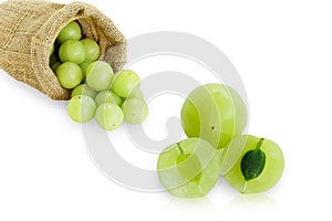 Emblica,amla green fruits