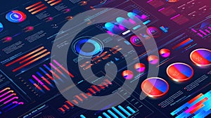 embodying the fusion of data science and visual management design concepts, Ai Generated