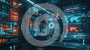 embodying the fusion of data science and visual management design concepts, Ai Generated