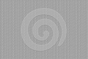 Embossed binary pattern on grey background