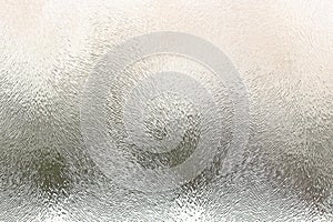 Embossed glass texture wallpaper. Uneven glass surface background image. Window oak bark patern. Relief windowpane pattern. photo