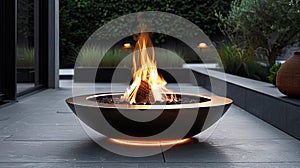 Embrace the night's warmth! Firepit glowing a beacon of comfort. Dive into the cozy evening ambiance. Share the