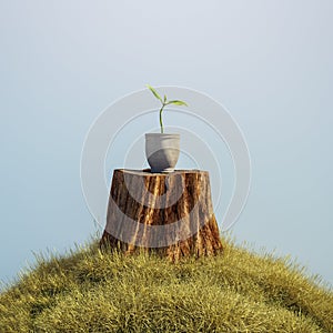 Embracing change concept