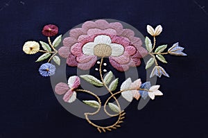 The embroidered norwegian pattern